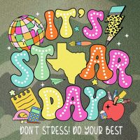 State Testing Retro ItS Staar Day DonT Stress Do Your Best Legacy Tie Dye Trucker Hat