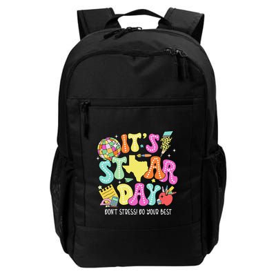 State Testing Retro ItS Staar Day DonT Stress Do Your Best Backpack