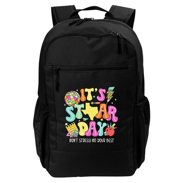 State Testing Retro ItS Staar Day DonT Stress Do Your Best Backpack