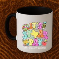 State Testing Retro ItS Staar Day DonT Stress Do Your Best Mug