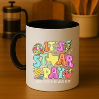 State Testing Retro ItS Staar Day DonT Stress Do Your Best Mug