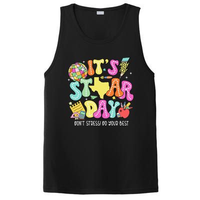 State Testing Retro ItS Staar Day DonT Stress Do Your Best PosiCharge Competitor Tank