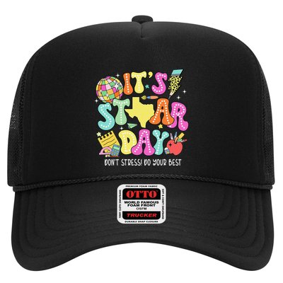 State Testing Retro ItS Staar Day DonT Stress Do Your Best Trucker Hat