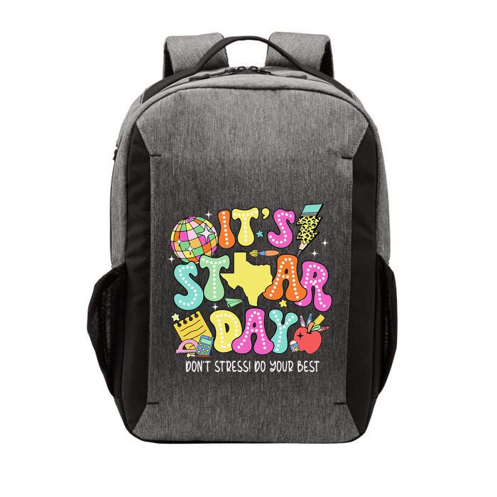 State Testing Retro ItS Staar Day DonT Stress Do Your Best Vector Backpack