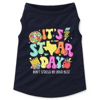 State Testing Retro ItS Staar Day DonT Stress Do Your Best Doggie Tank