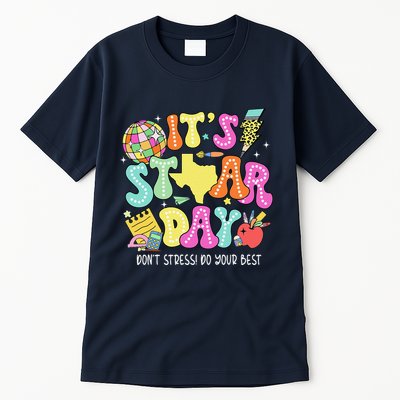 State Testing Retro ItS Staar Day DonT Stress Do Your Best Tall T-Shirt