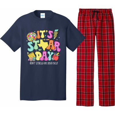 State Testing Retro ItS Staar Day DonT Stress Do Your Best Pajama Set