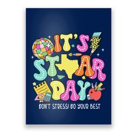 State Testing Retro ItS Staar Day DonT Stress Do Your Best Poster