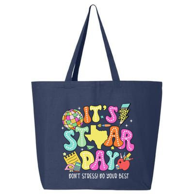 State Testing Retro ItS Staar Day DonT Stress Do Your Best 25L Jumbo Tote