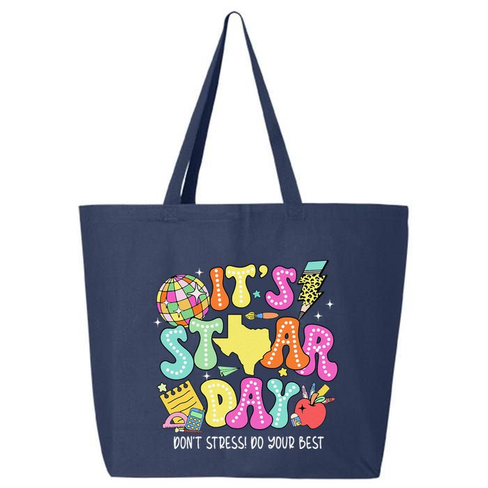 State Testing Retro ItS Staar Day DonT Stress Do Your Best 25L Jumbo Tote