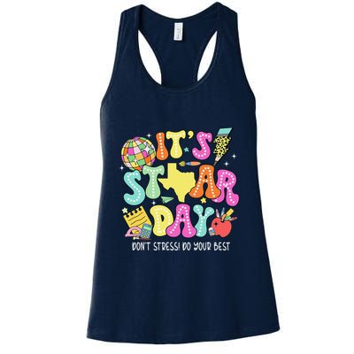 State Testing Retro ItS Staar Day DonT Stress Do Your Best Womens Tank Top
