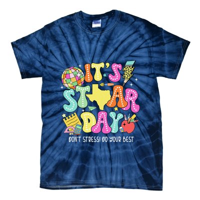 State Testing Retro ItS Staar Day DonT Stress Do Your Best Tie-Dye T-Shirt