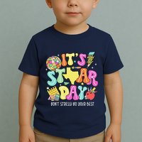 State Testing Retro ItS Staar Day DonT Stress Do Your Best Toddler T-Shirt