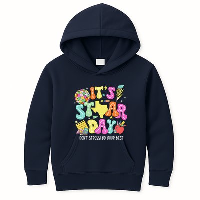 State Testing Retro ItS Staar Day DonT Stress Do Your Best Kids Hoodie
