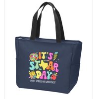 State Testing Retro ItS Staar Day DonT Stress Do Your Best Zip Tote Bag