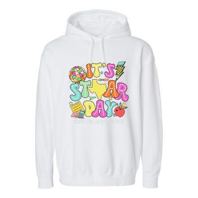 State Testing Retro ItS Staar Day DonT Stress Do Your Best Garment-Dyed Fleece Hoodie