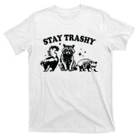 Stay Trashy Retro Funny Racoon T-Shirt