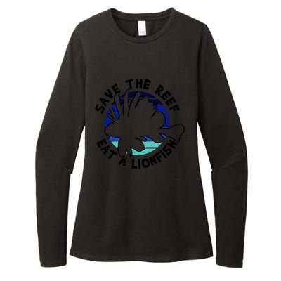 Save The Reef Eat A Lionfish Ozean Freediving Scuba Diving Gift Womens CVC Long Sleeve Shirt