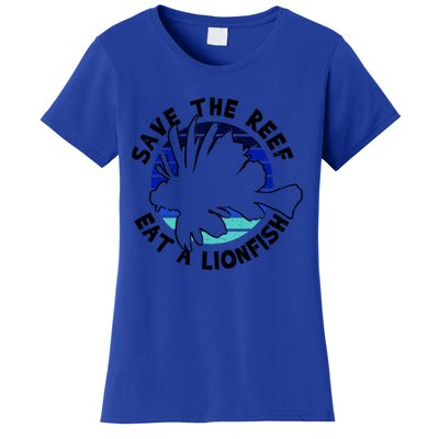 Save The Reef Eat A Lionfish Ozean Freediving Scuba Diving Gift Women's T-Shirt