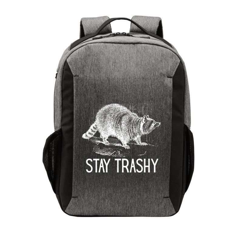 Stay Trashy Raccoon Funny Meme Vector Backpack
