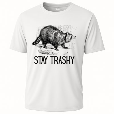 Stay Trashy Raccoon Funny Meme Performance Shirt