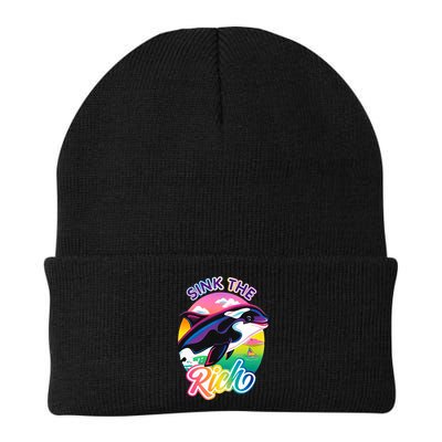 Sink The Rich Gladys Killer Whale The Yacht Sinking Orca Rainbow Beanie