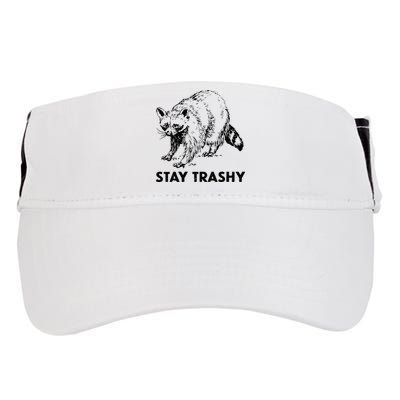 Stay Trashy Raccoon Adult Drive Performance Visor