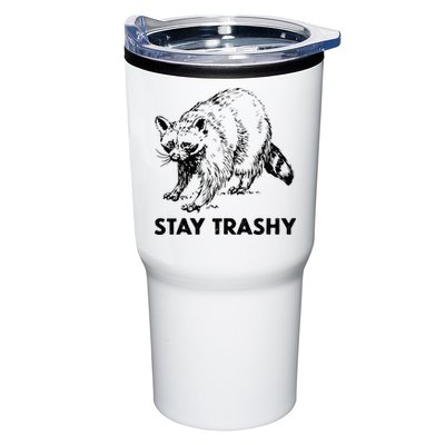 Stay Trashy Raccoon Tumbler