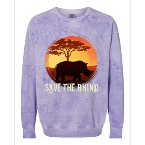 Save The Rhino Colorblast Crewneck Sweatshirt