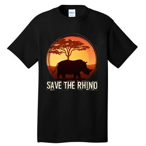 Save The Rhino Tall T-Shirt