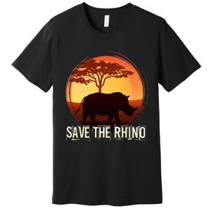 Save The Rhino Premium T-Shirt