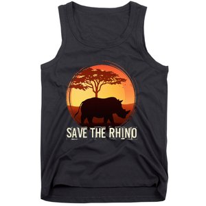 Save The Rhino Tank Top