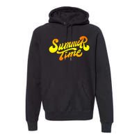 Summer Time Retro Premium Hoodie