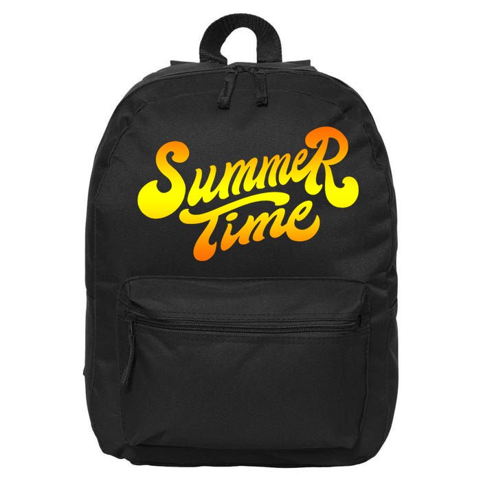 Summer Time Retro 16 in Basic Backpack
