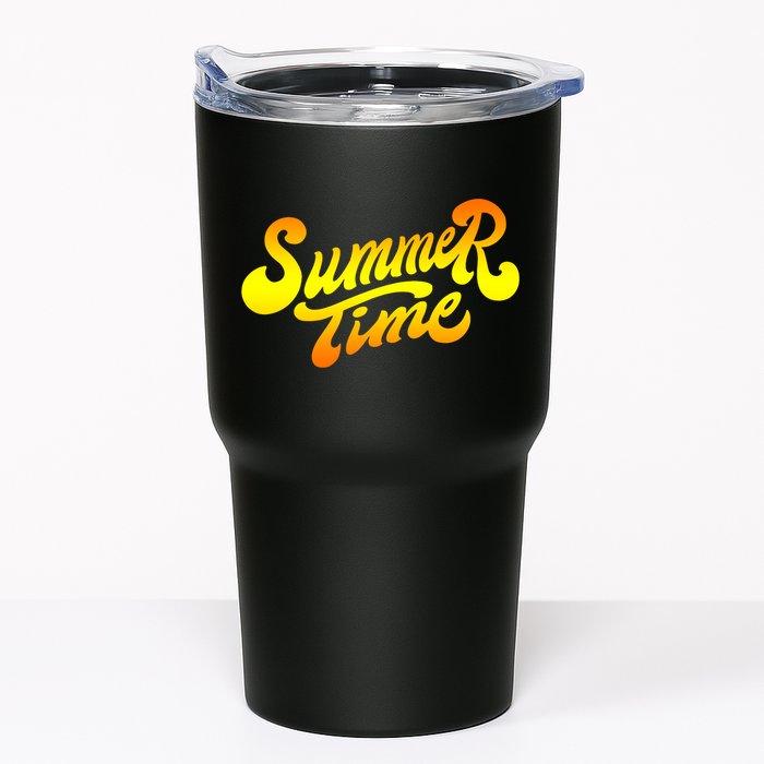 Summer Time Retro Tumbler