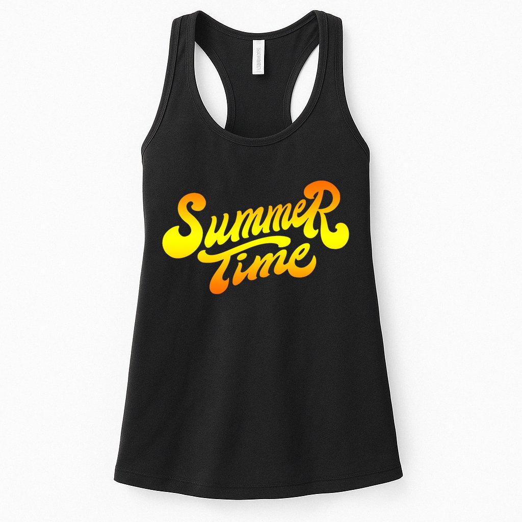 Summer Time Retro Womens Tank Top