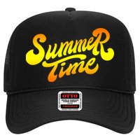 Summer Time Retro Trucker Hat