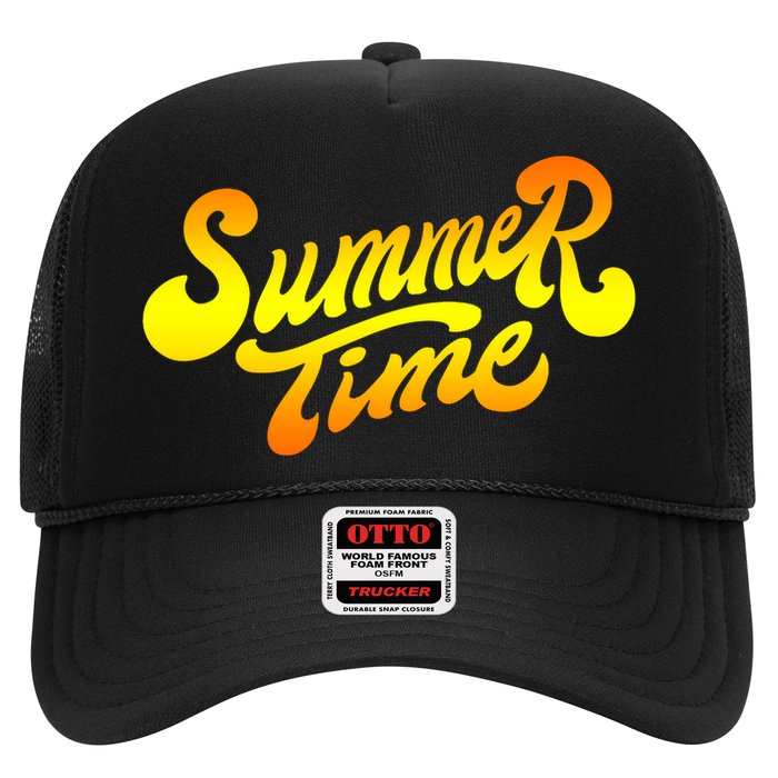 Summer Time Retro Trucker Hat