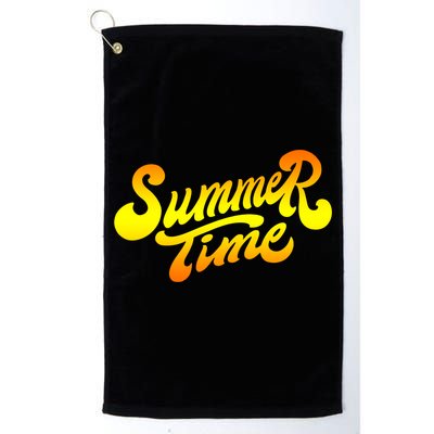 Summer Time Retro Golf Towel