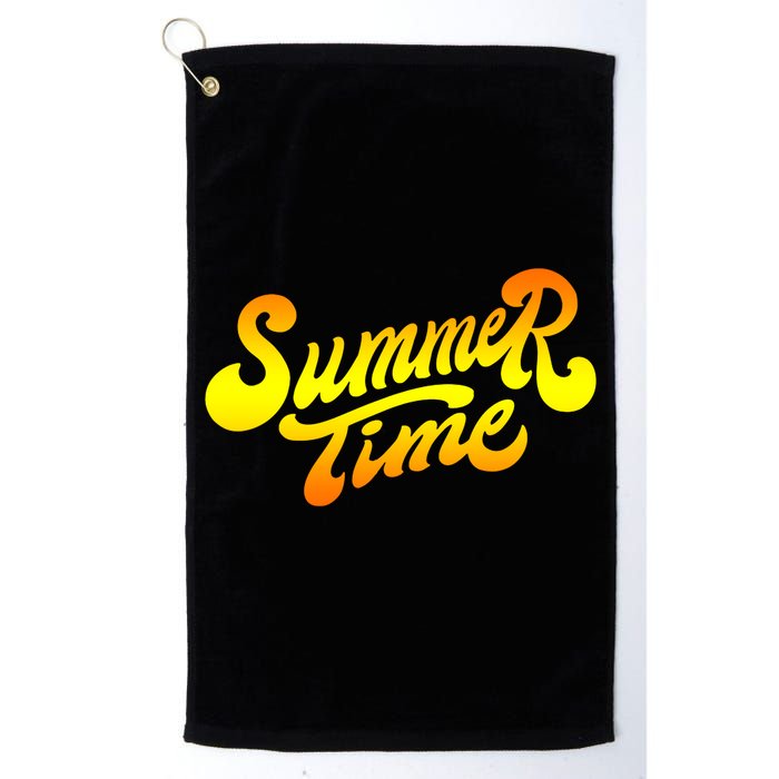 Summer Time Retro Golf Towel