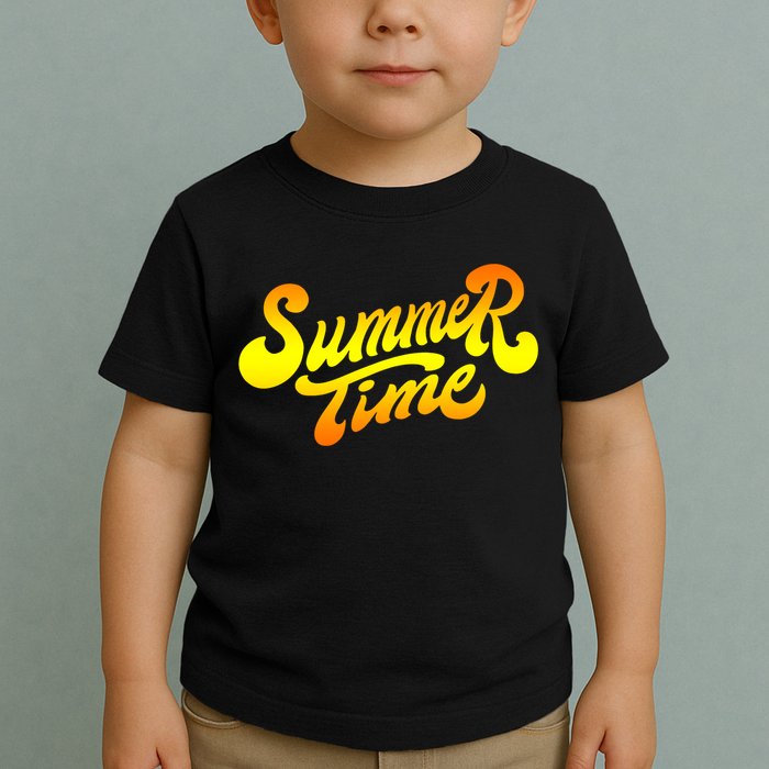 Summer Time Retro Toddler T-Shirt
