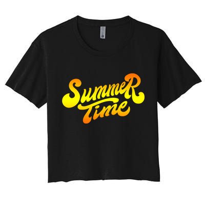 Summer Time Retro Crop Top