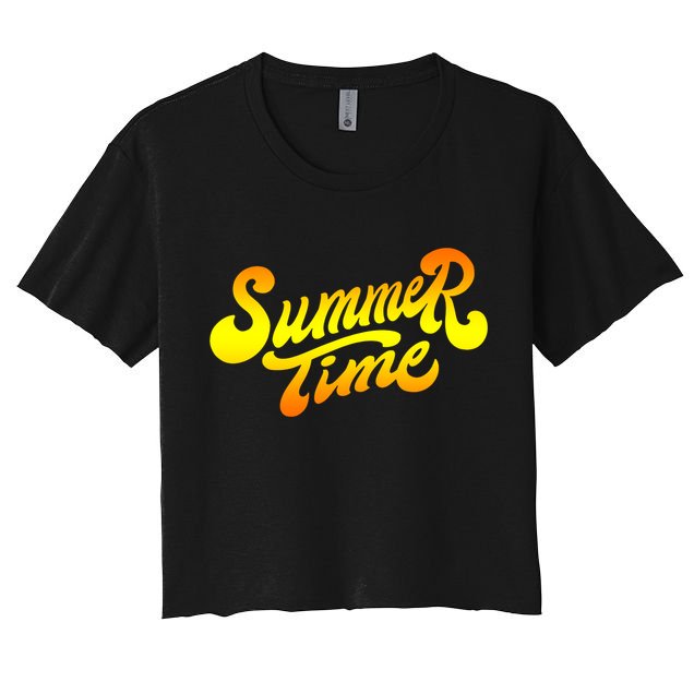 Summer Time Retro Crop Top