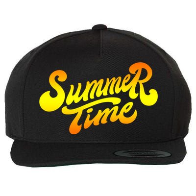 Summer Time Retro Wool Snapback Cap