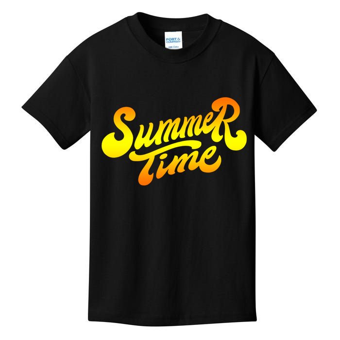 Summer Time Retro Kids T-Shirt