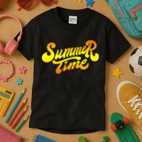 Summer Time Retro Kids T-Shirt