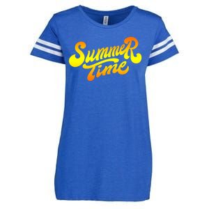 Summer Time Retro Enza Ladies Jersey Football T-Shirt