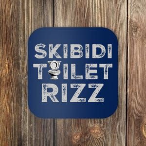 Skibid.I Toilet Rizz Funny Meme Coaster