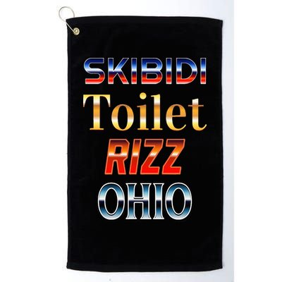 S.K.I.Bi.D.I Toilet Rizz Ohio Golf Towel