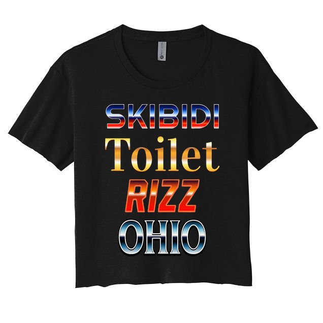 S.K.I.Bi.D.I Toilet Rizz Ohio Crop Top